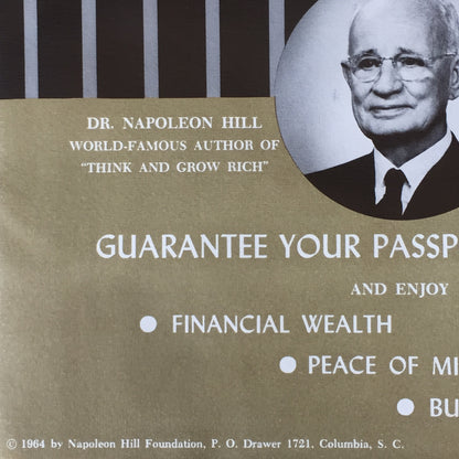 How the Science of Personal Achievement Will Help You - Dr. Napoleon Hill - 1964