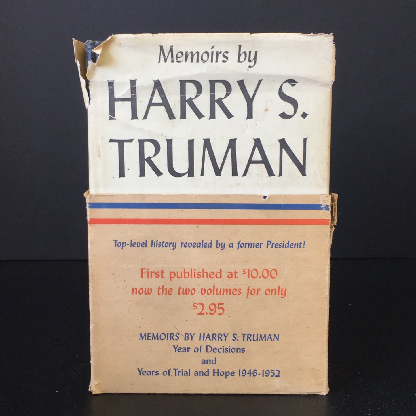 Memoirs - Harry S. Truman - Special Edition - 2 Volumes - 1955-56