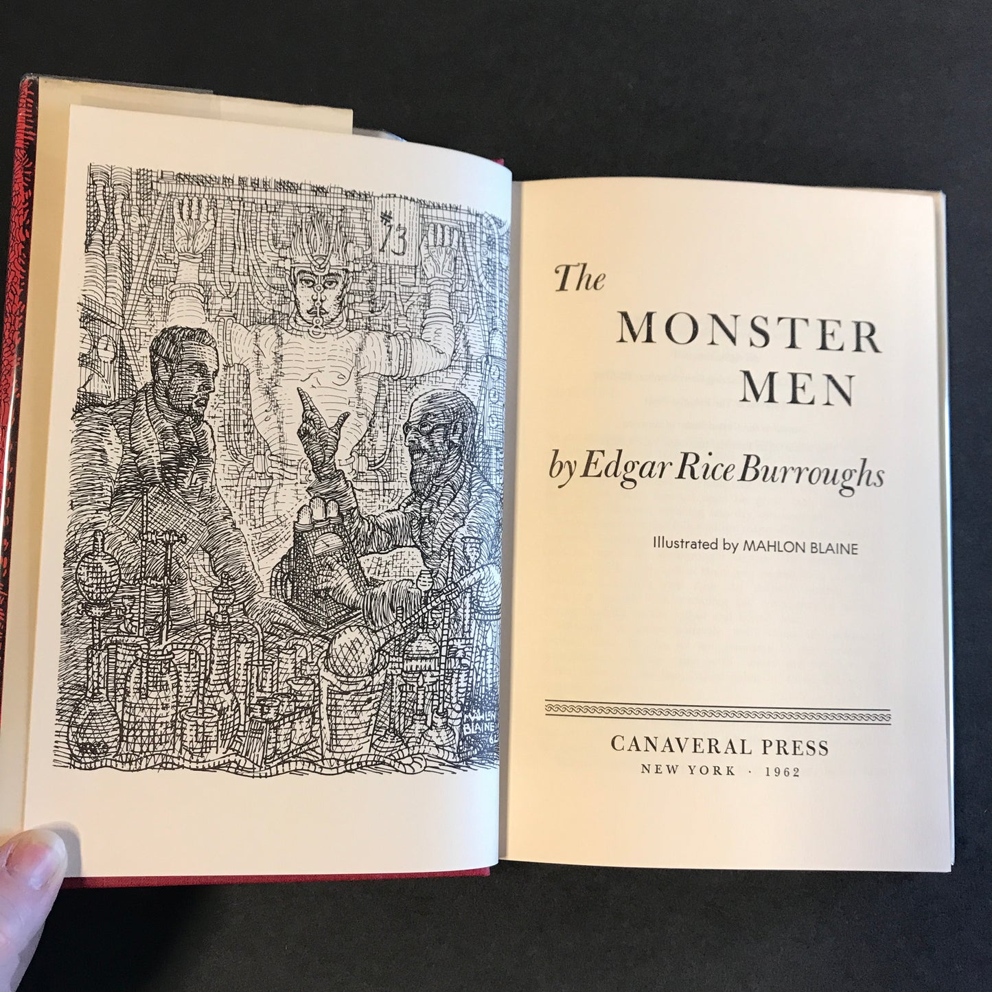 The Monster Men - Edgar Rice Burroughs - 1st Thus - 1962