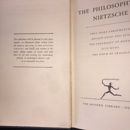 The Philosophy of Nietzsche - Nietzsche - Modern Library - 1954