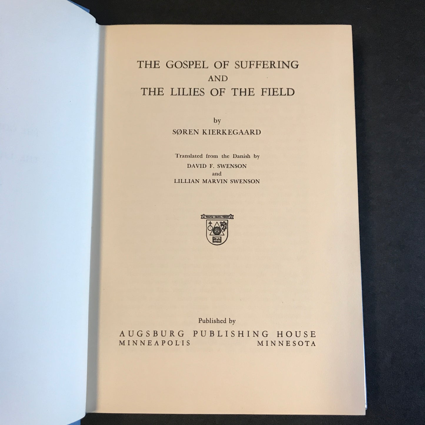 The Gospel of Suffering - Søren Kierkegaard - 1st Thus - 1948