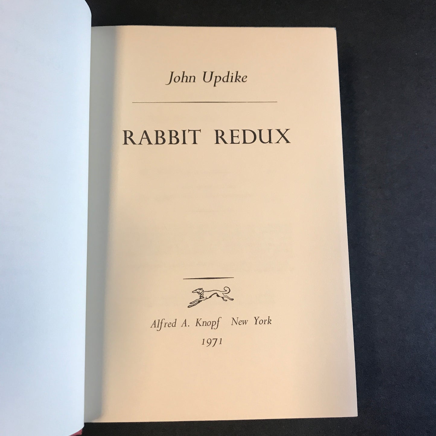 Rabbit Redux - John Updike - 1st Edition - 1971