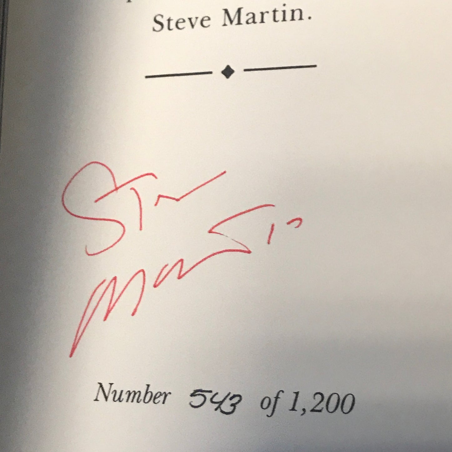 The Pleasure of My Company - Steve Martin - Signed - 1st Edition - Easton Press - 2003