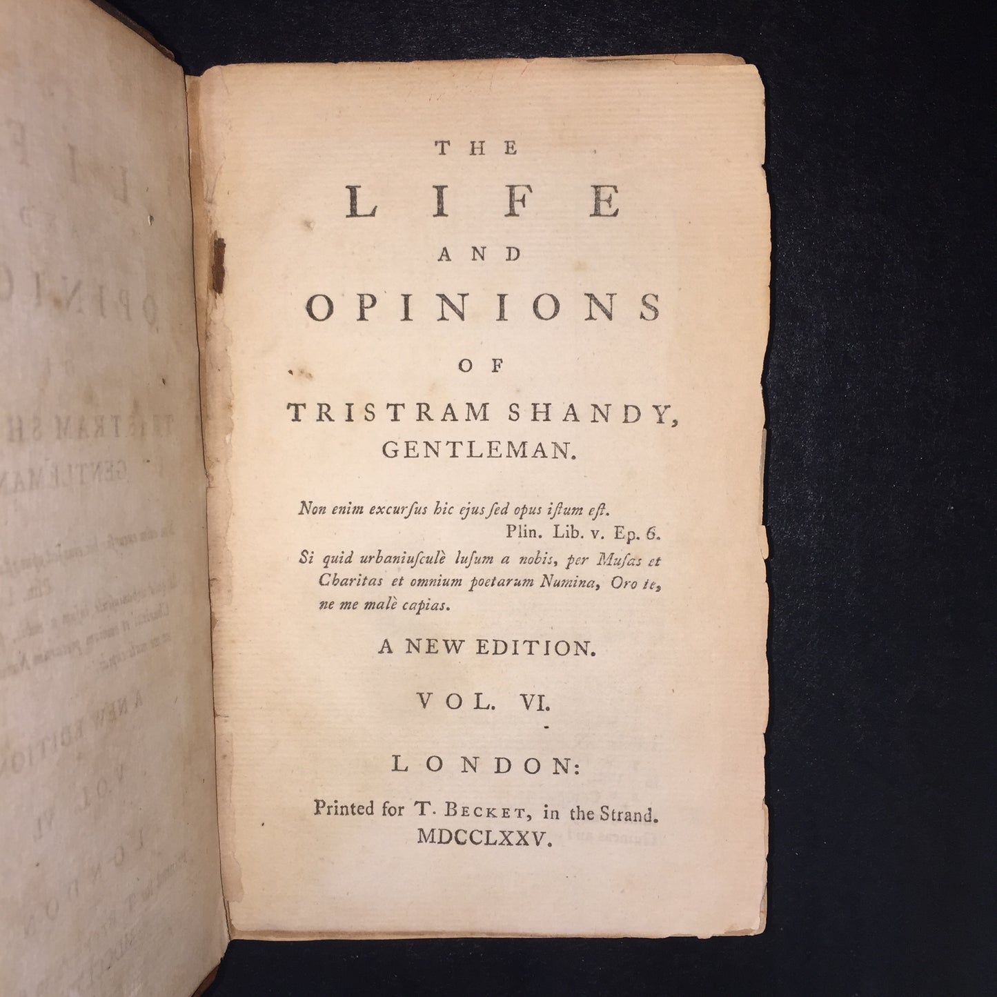 The Life and Opinions of Tristram Shandy, Gent. - Tristram Shandy - 1775