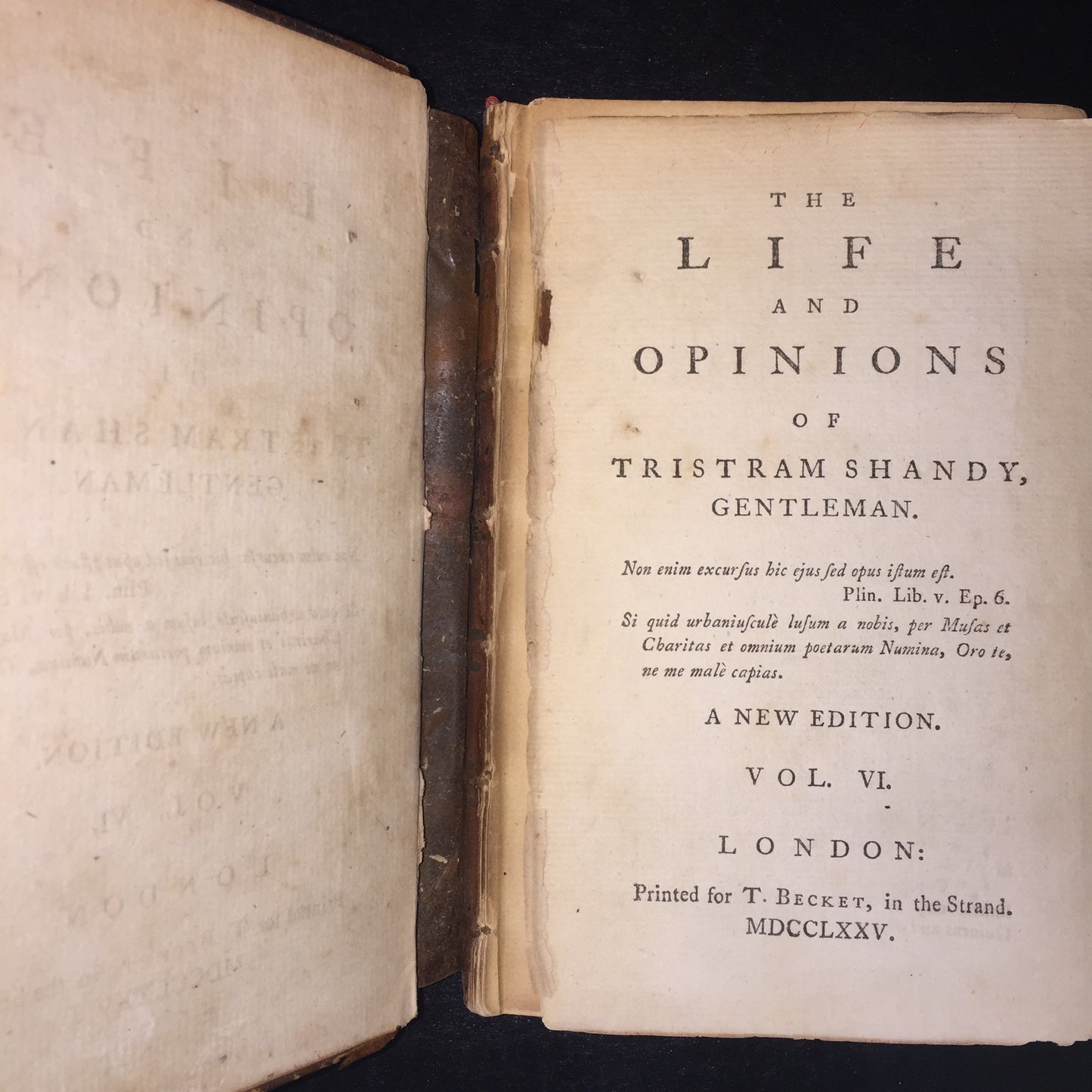 The Life and Opinions of Tristram Shandy, Gent. - Tristram Shandy - 1775