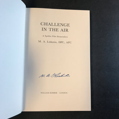 Challenge in the Air - M. A. Liskutin - Signed - 1988