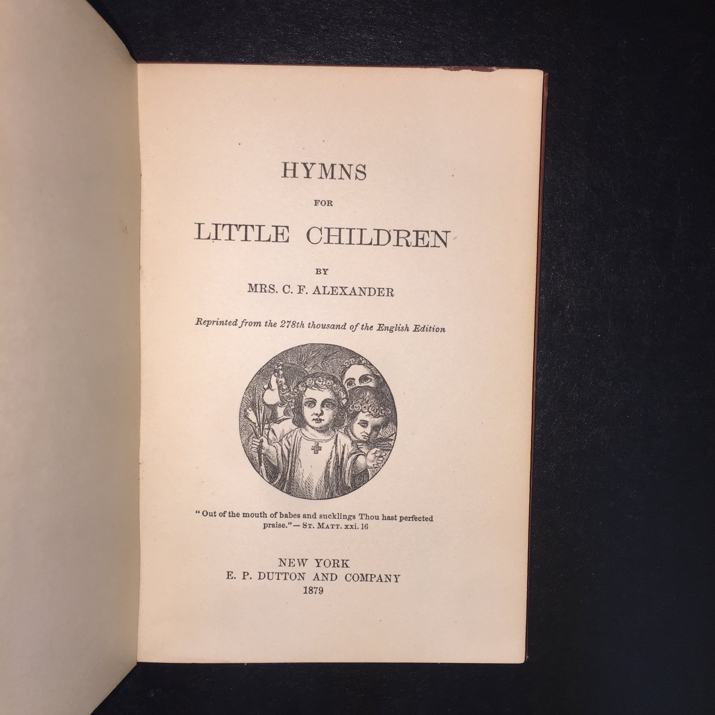 Hymns for Little Children - C. F. Alexander - 1879