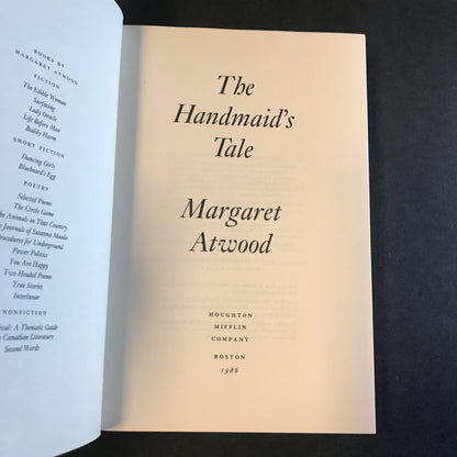 The Handmaid's Tale - Margaret Atwood - 1st Trade Edition - 1986
