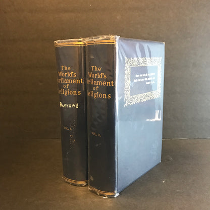 The World's Parliament of Religions - Rev. John Henry Barrows - 2 Volume Set - 1893