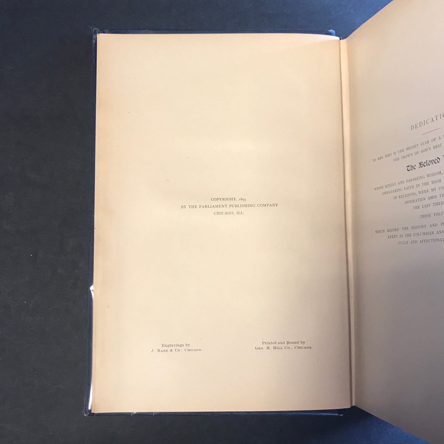 The World's Parliament of Religions - Rev. John Henry Barrows - 2 Volume Set - 1893