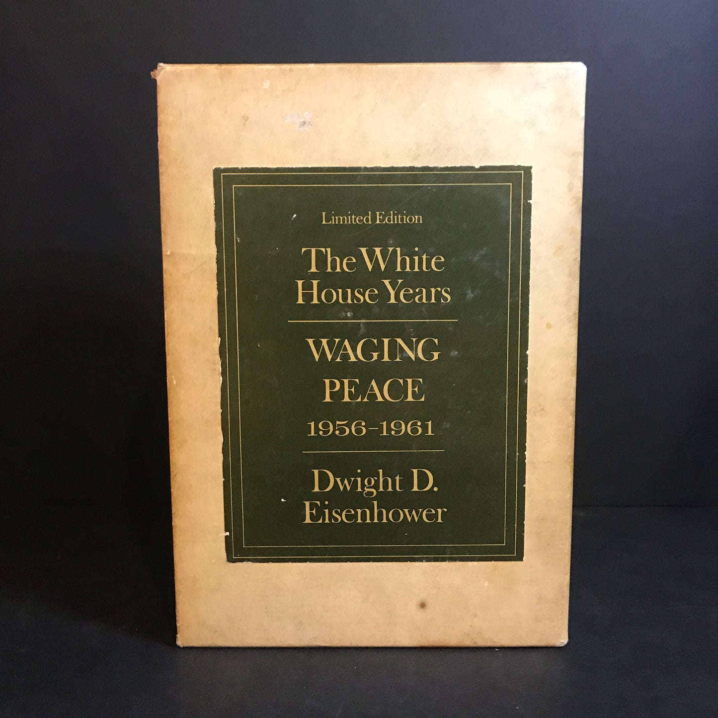 Waging Peace: 1956-1961 - Dwight D. Eisenhower - Signed - 1st Edition - #396/1,434 - 1965