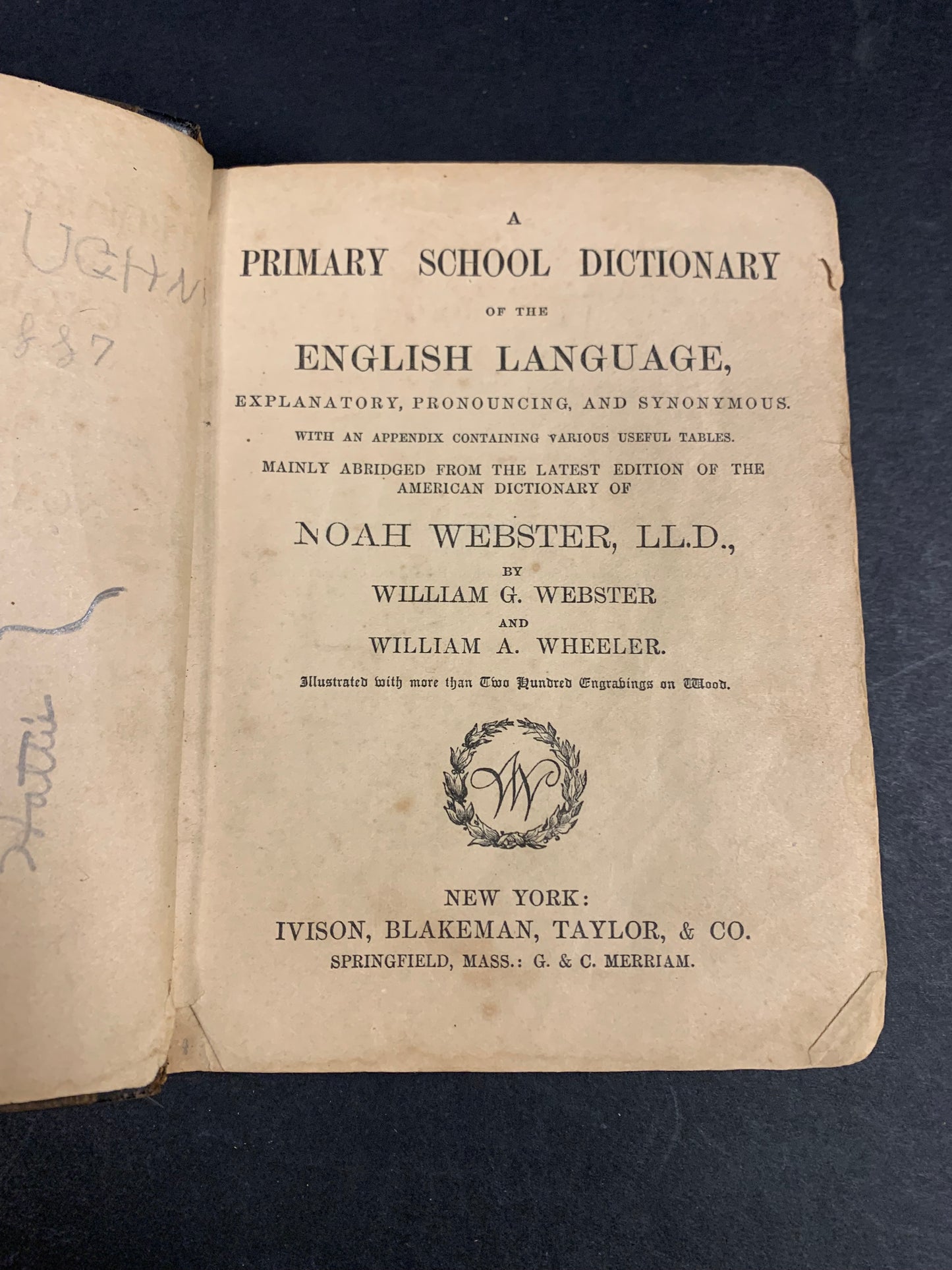 Webster's Primary Dictionary - Various - 1867