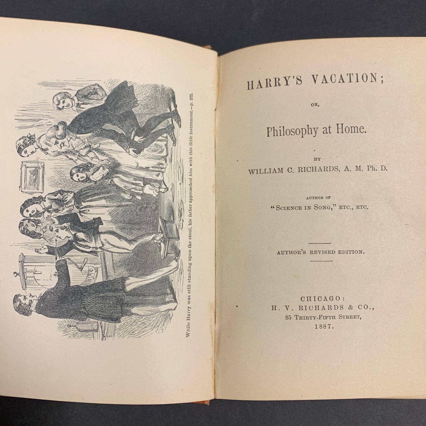 Harry's Vacation or Philosophy  at Home - William C. Richards - 1868