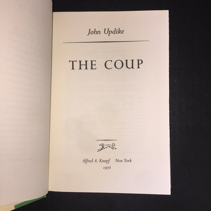 The Coup - John Updike - 1st Edition - Signed - 1978