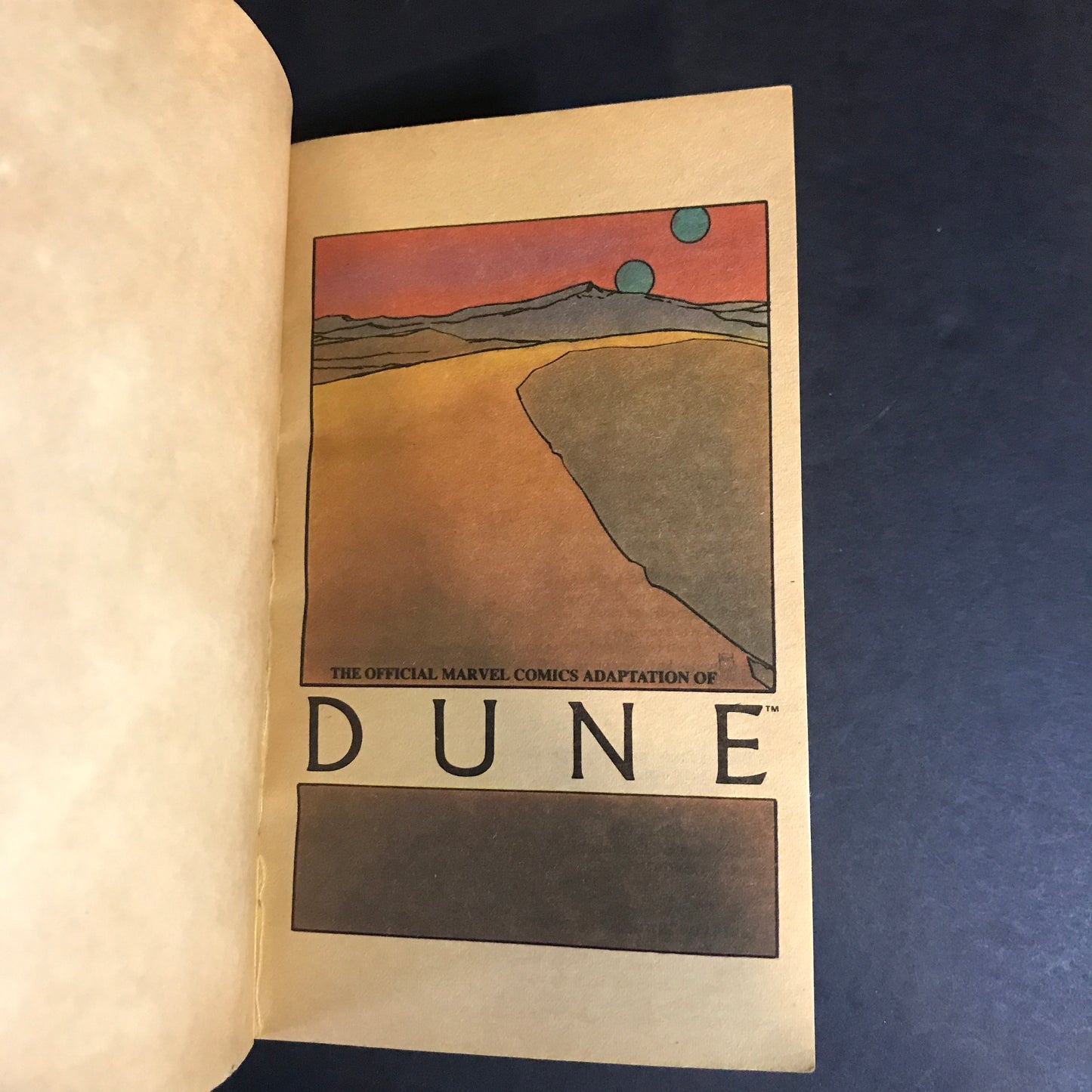 Dune: The Official Comic Book - Ralph Macchio - 1st Thus - 1984