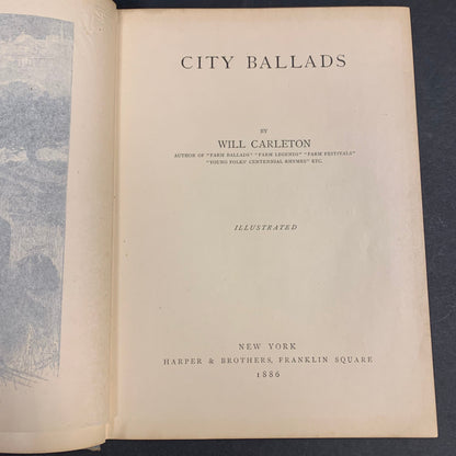 City Ballads - Will Carleton - 1885