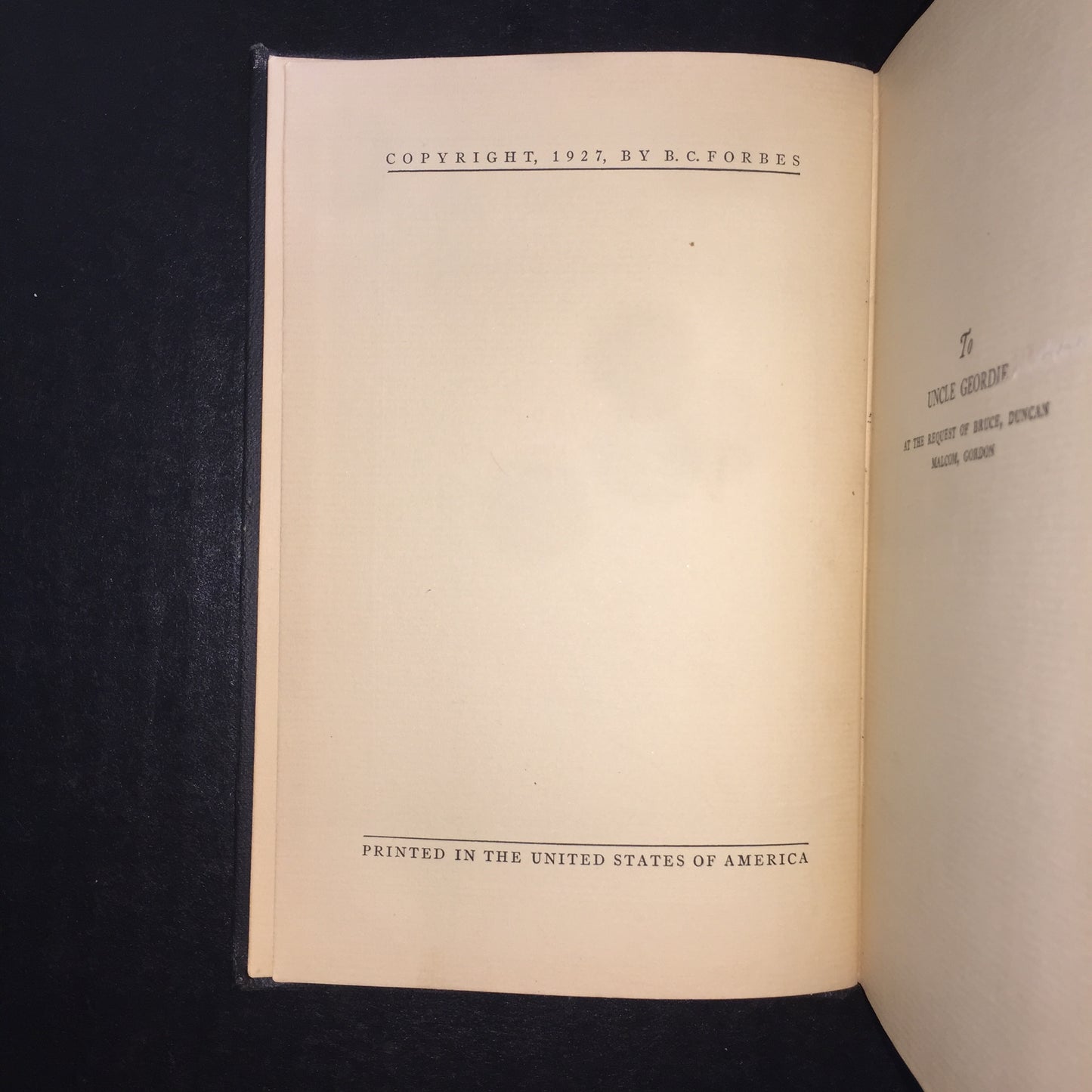 How to Get the Most Out of Business - B. C. Forbes - 1927