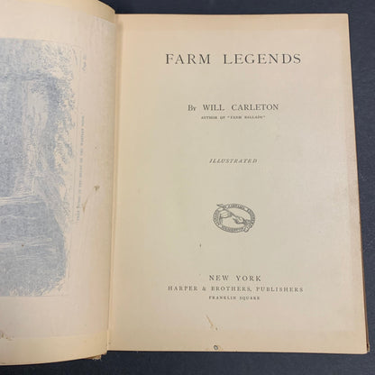 Farm Legends - Will Carleton - 1875