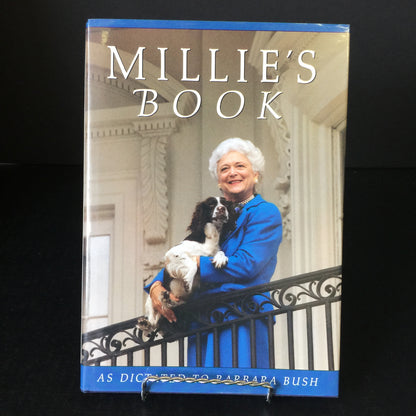 Millie's Book - Barbara Bush - 3rd Print - Signed and Stamped - 1990