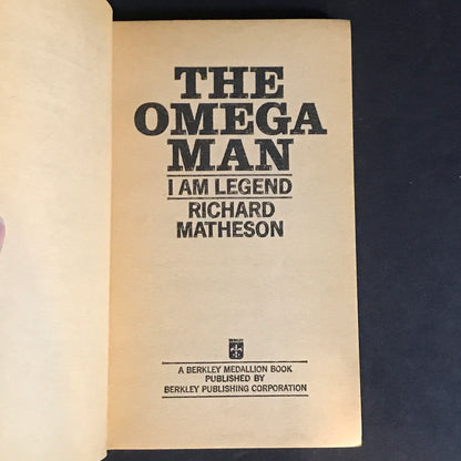 I Am Legend - Richard Matheson - 3rd Print - 1954