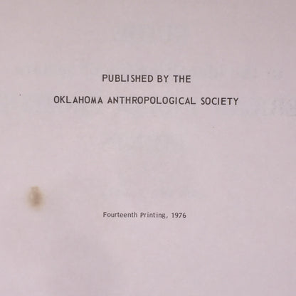 Guide to the Identification of Certain American Indian Projectile Points - Robert E. Bell - Special Bulletin 1 and 2 -1968-1969