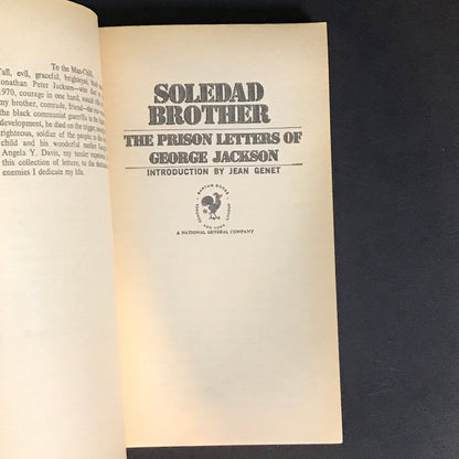 Soledad Brother: The Prison Letters of George Jackson - George Jackson - Early Print - 1971