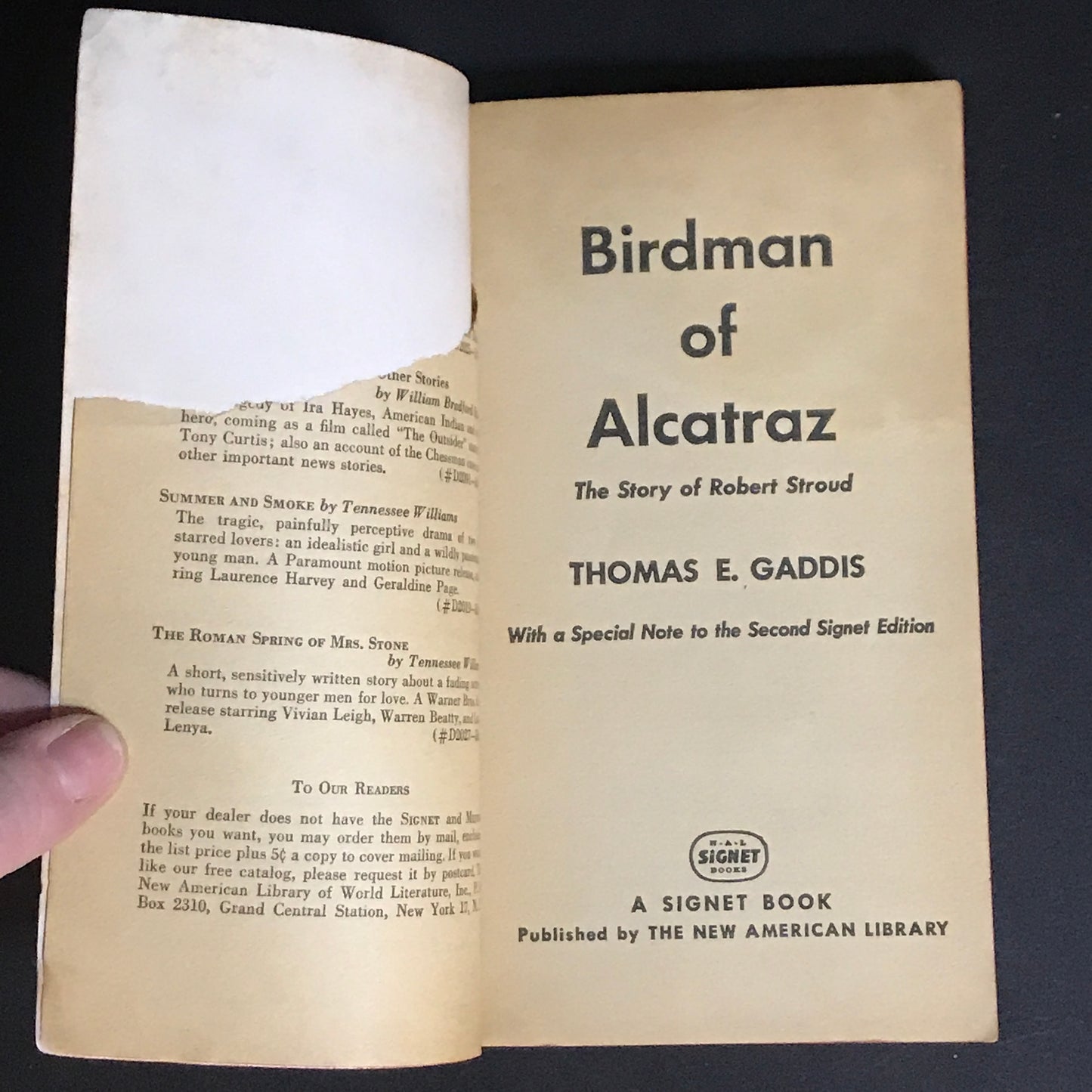 Birdman of Alcatraz - Thomas E. Gaddis - 1962