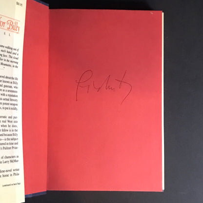 Anything for Billy - Larry McMurtry - Signed - 1st Edition - 1988