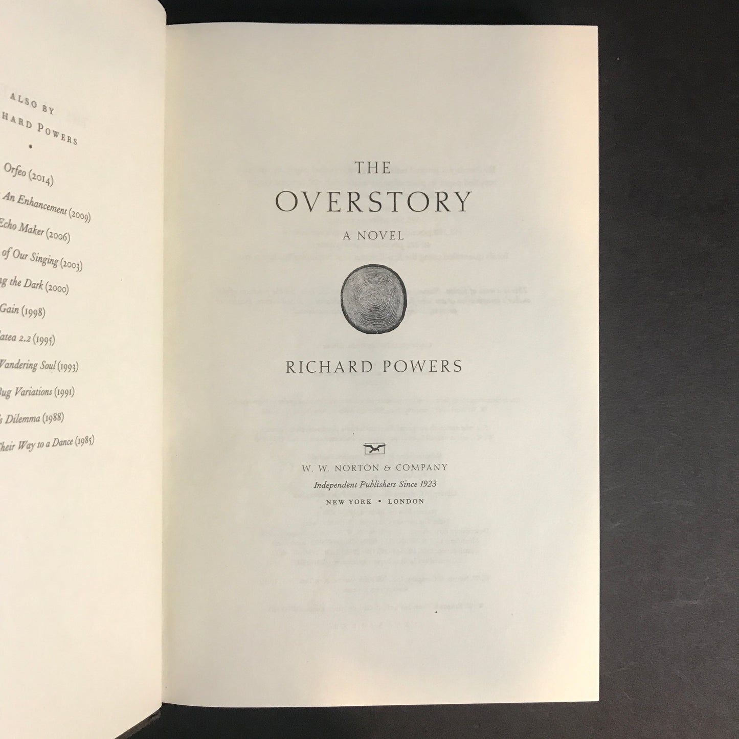 The Overstory - Richard Powers - 1st Edition - 2018