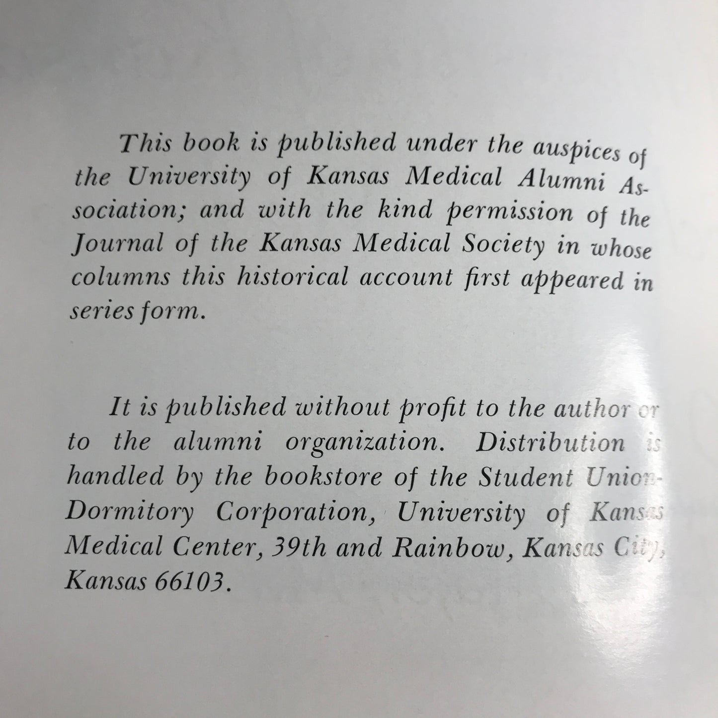 Kansas School of Medicine - Ralph H. Major, M.D. - Kansas - Signed