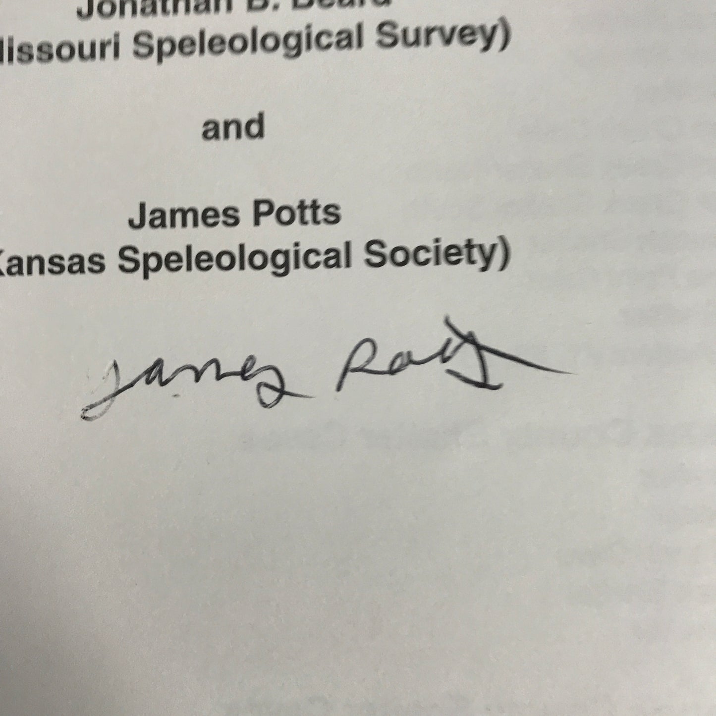 The Shelter Caves of Barton, Bates, and Vernon Counties, Missouri - Jonathan B. Beard - Missouri - 2000