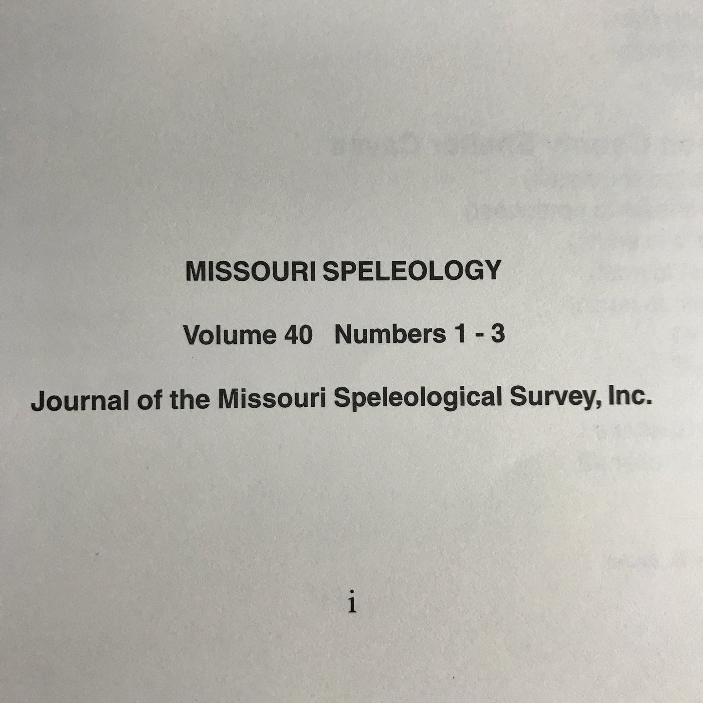 The Shelter Caves of Barton, Bates, and Vernon Counties, Missouri - Jonathan B. Beard - Missouri - 2000