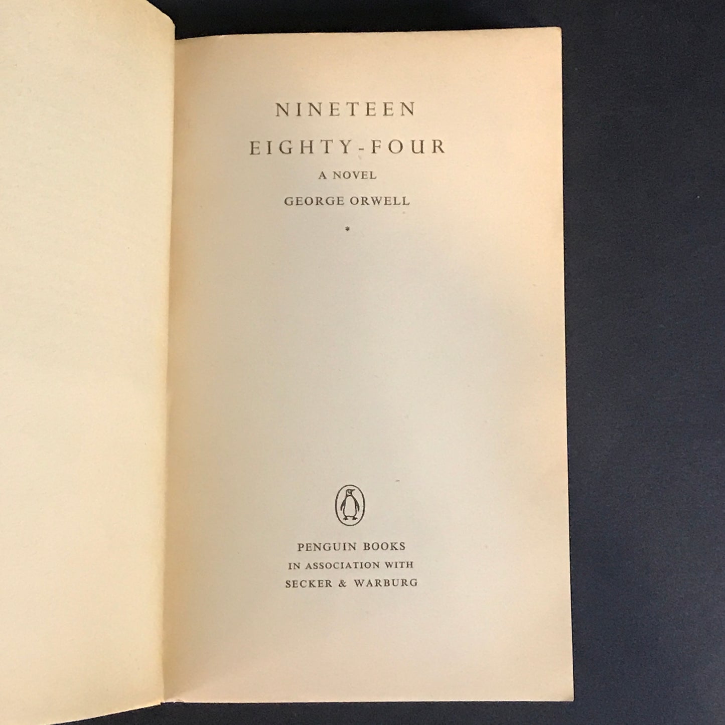 Nineteen Eighty-Four - George Orwell - Early Print - 1966