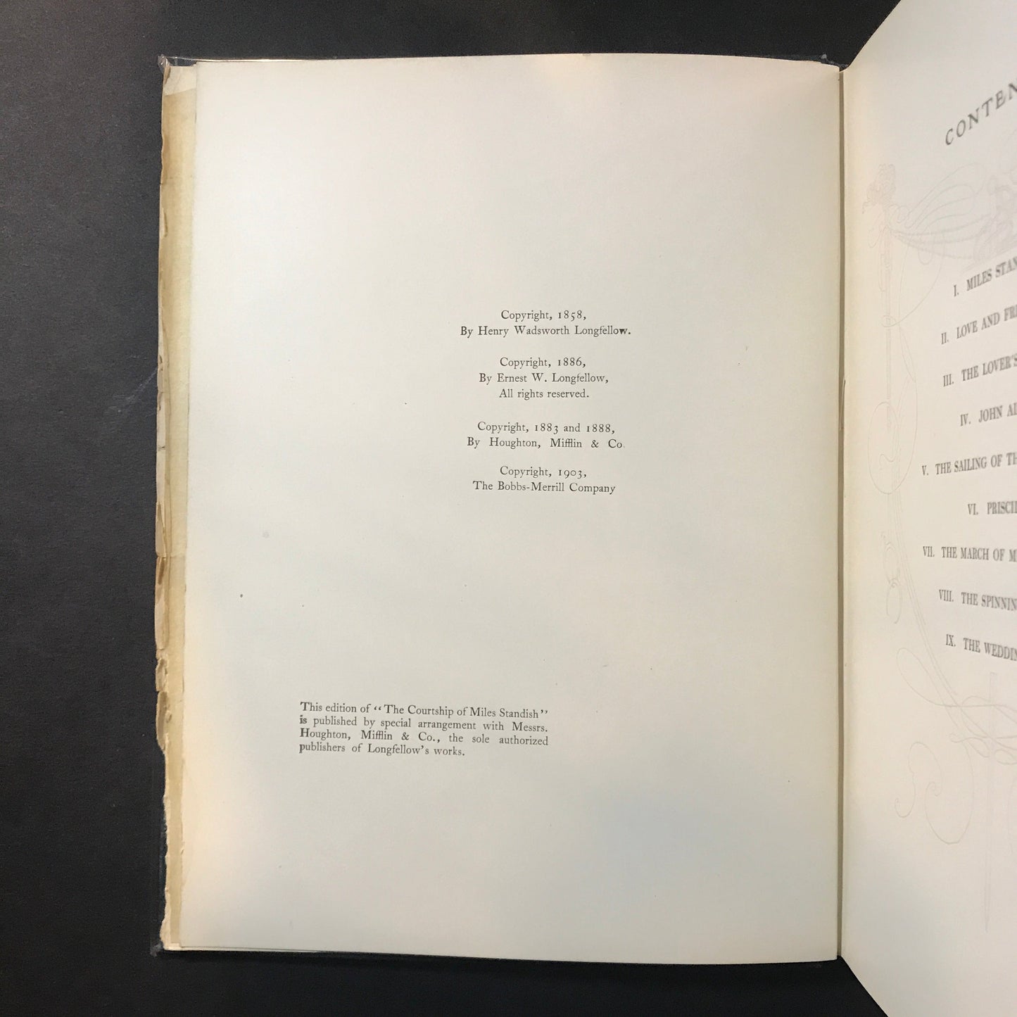 The Courtship of Miles Standish - Henry Wadsworth Longfellow - Loose Page - 1903