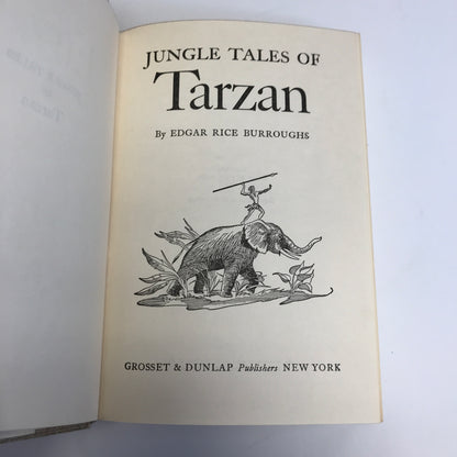 Jungle Tales of Tarzan - Edgar Rice Burroughs - 1919 Reprint