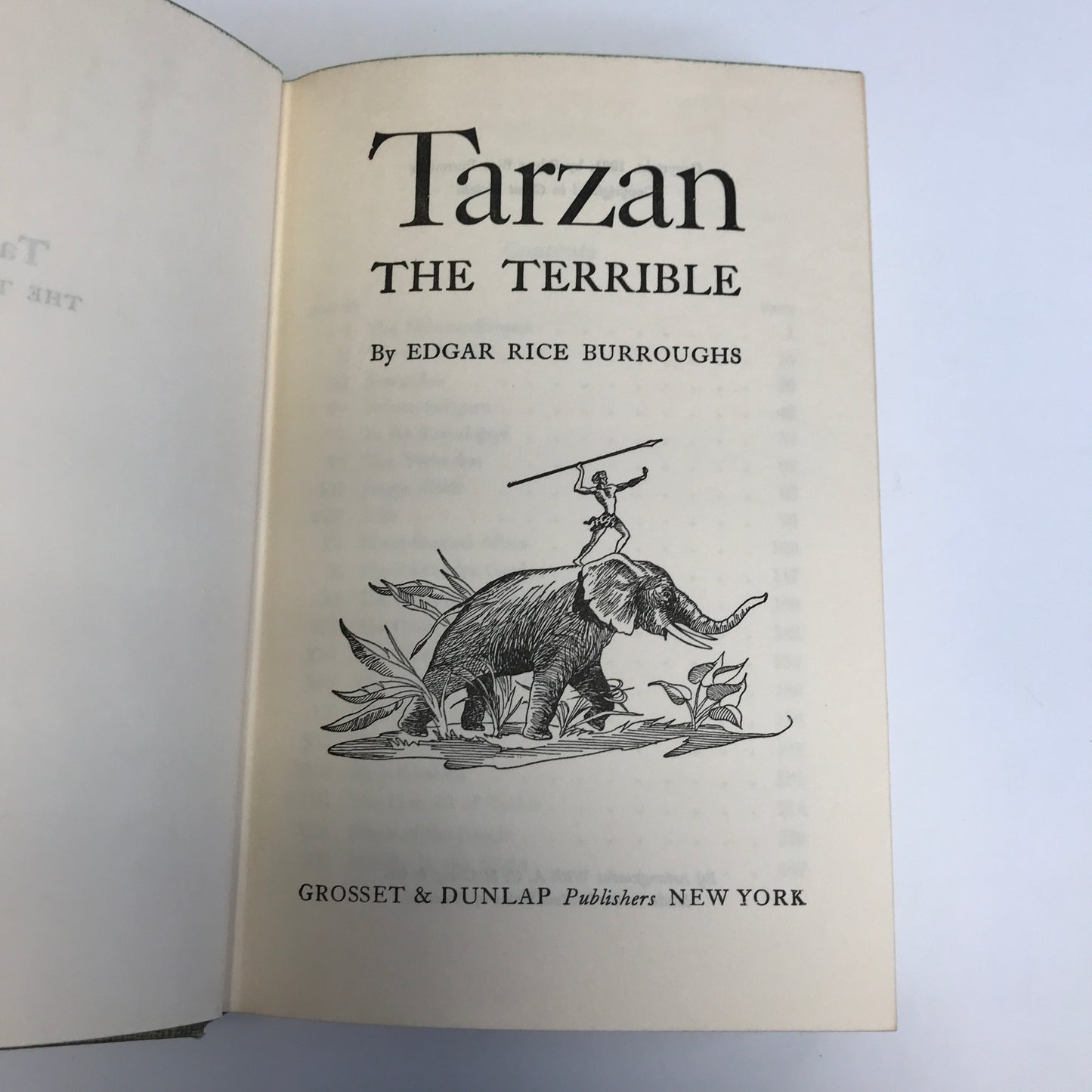 Tarzan the Terrible - Edgar Rice Burroughs - 1921 Reprint