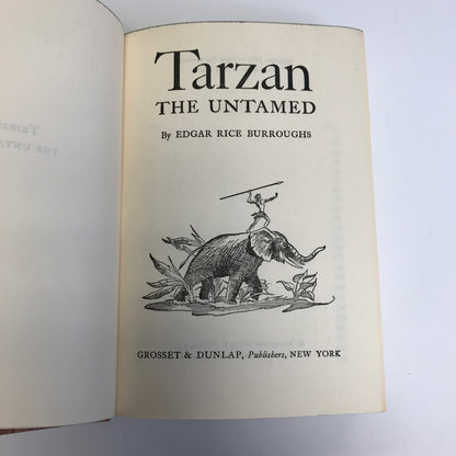 Tarzan the Untamed - Edgar Rice Burroughs - 1920 Reprint