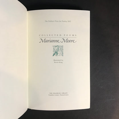 Collected Poems - Marianne Moore - Franklin Library - 1984