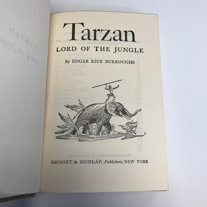 Tarzan: The Lord of the Jungle - Edgar Rice Burroughs - 1928 Reprint