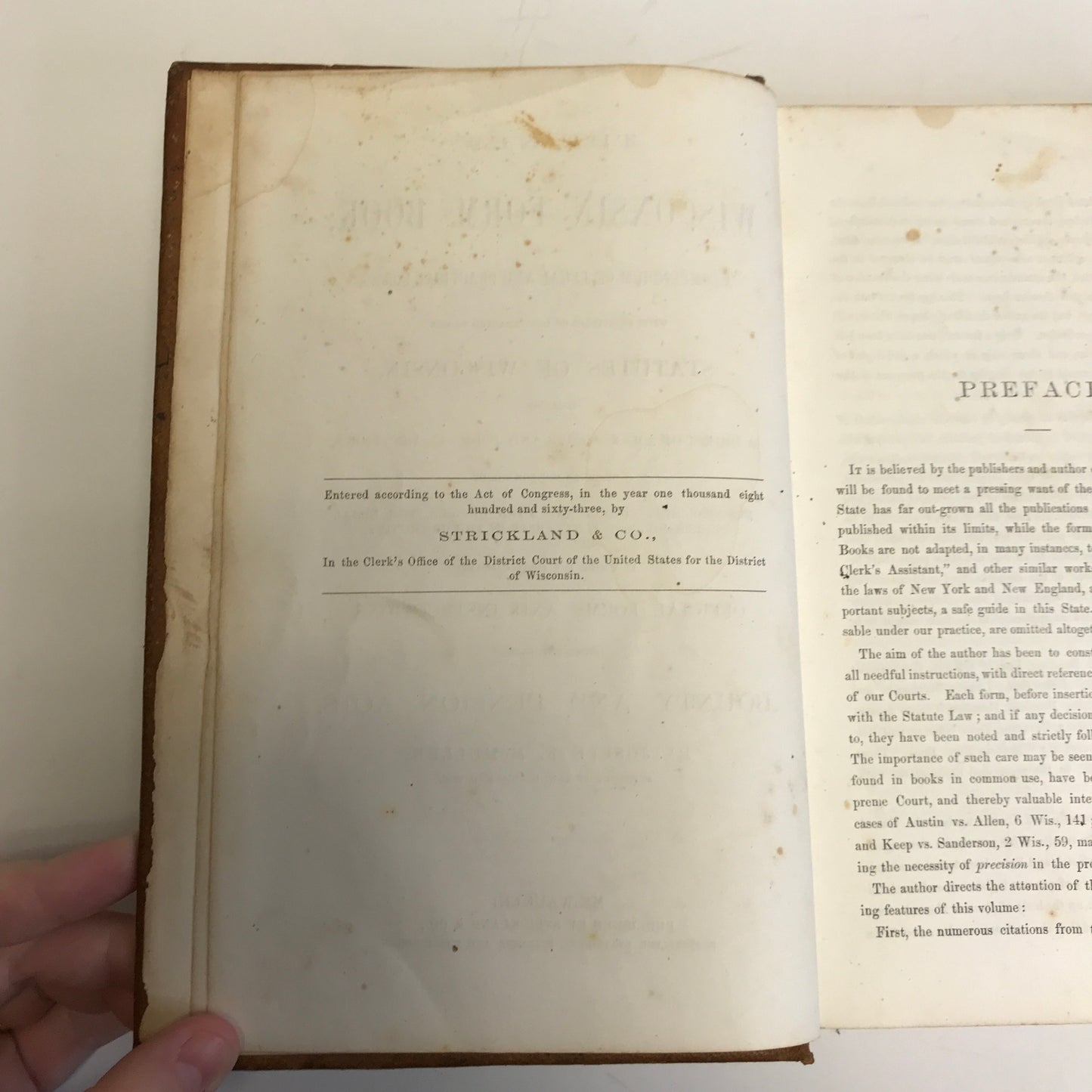 The New Wisconsin Form Book - Joseph McMullon - 1863