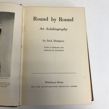 Round by Round - Jack Dempsey - Signed - 1940