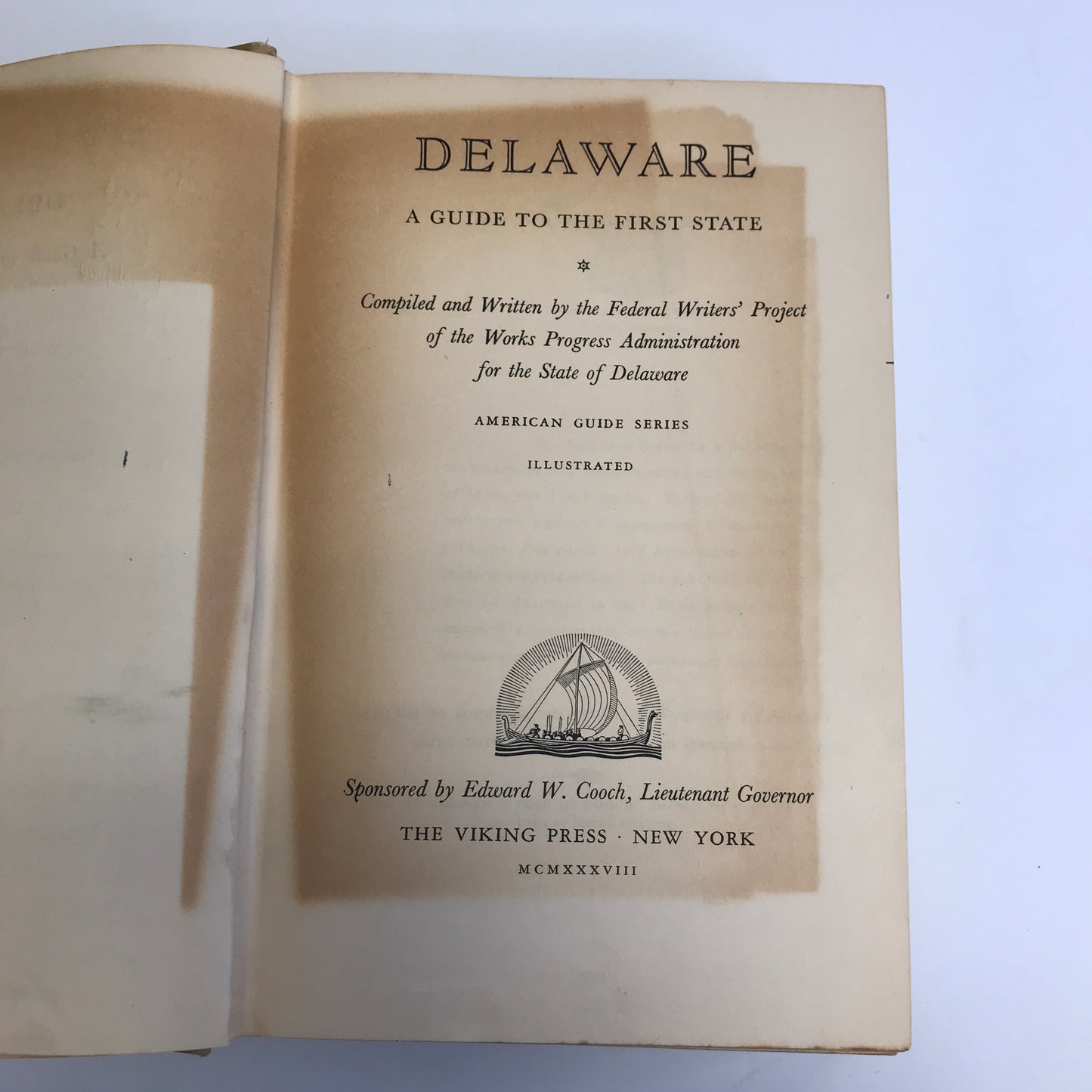 Delaware: The American Guide Series - 1938