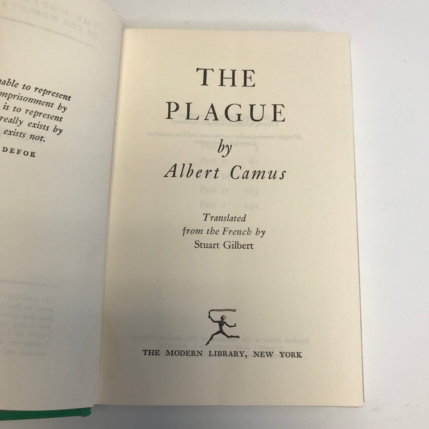 The Plague - Albert Camus - 1948