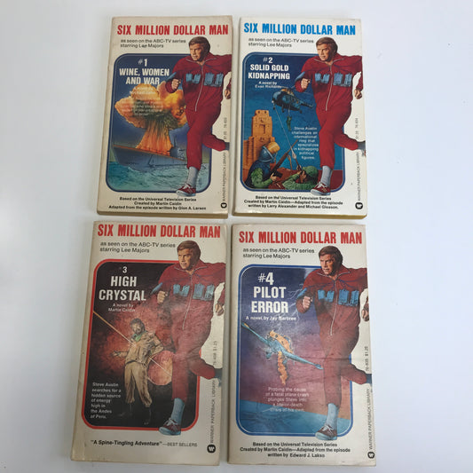 Six Million Dollar Man ( 4 Paperbacks ) - Michael Jann - 1973-75