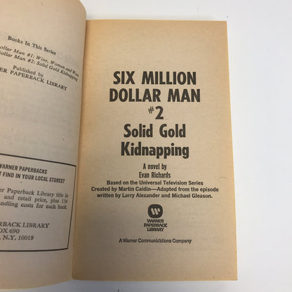 Six Million Dollar Man ( 4 Paperbacks ) - Michael Jann - 1973-75