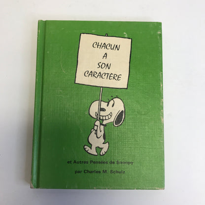 Rare French Peanuts Book - Charles M. Schultz - 1st Thus - 1969