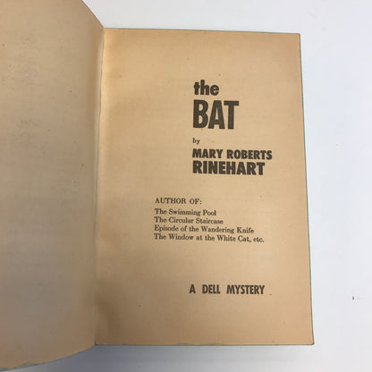 The Bat - Mary Roberts Rinehart - Reprint - 1926