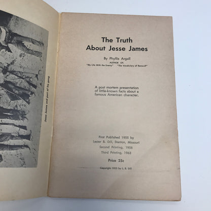 The Truth About Jesse James - Phyllis Argall - 1963