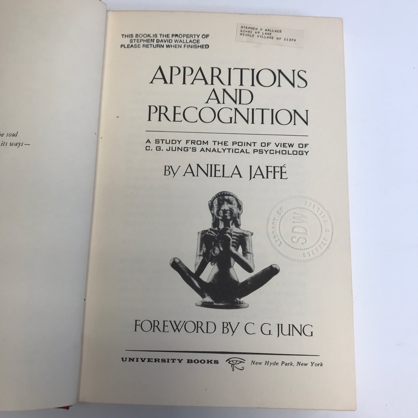 Apparitions and Precognition - Aniela Jaffe - 1963