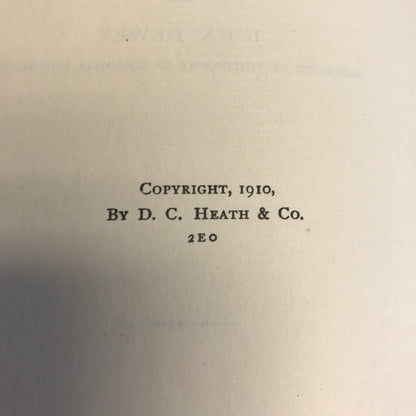 How We Think - John Dewey - 1st Edition - Philosophy - 1910